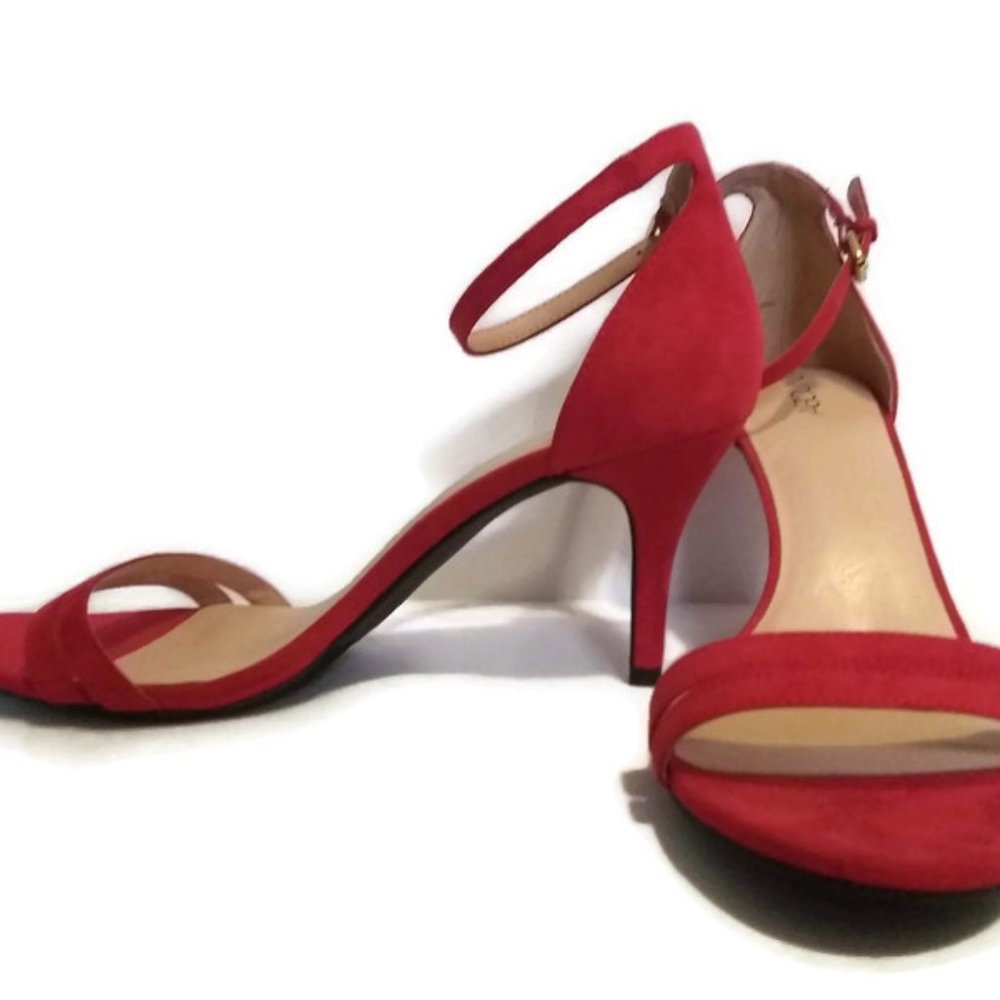 Abound Red Lustre Strappy Heel Sandal Open Toe